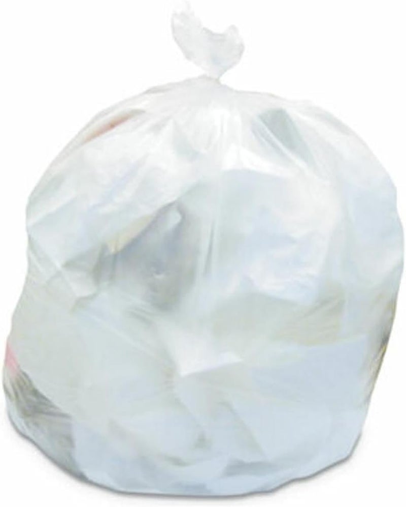 Linear Low-Density Can Liners, 60 Gal, 2 Mil, 38" X 58", Clear, 100/carton